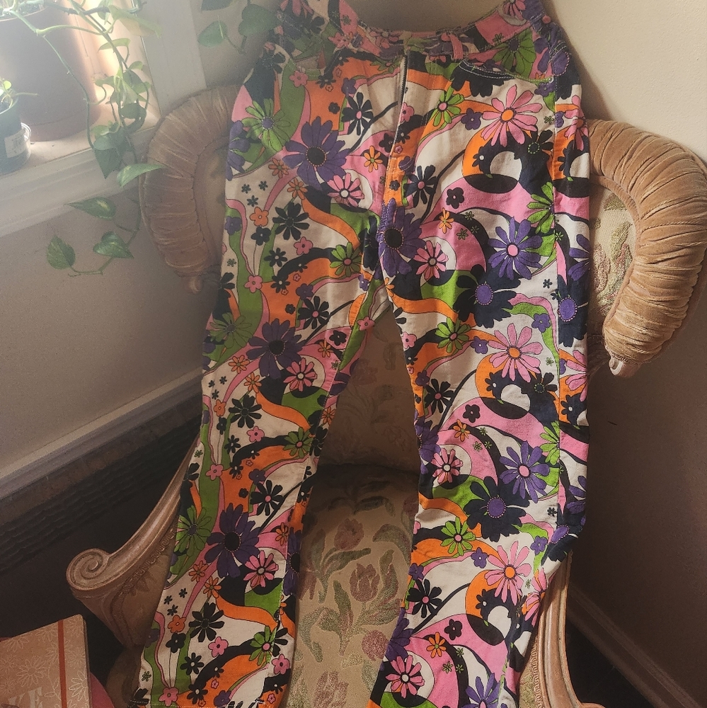 Fun floral pants
